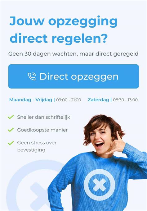 Gemakkelijk en direct Online Tono Opzeggen.